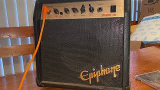 Epiphone Studio 10 Practice Amp Sounds great [upl. by Dupre969]