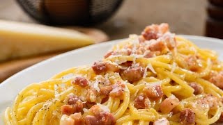 Spaghetti alla Carbonara  The Original Italian Recipe [upl. by Asilam]