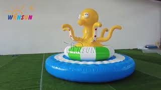 Indoor inflatable rotation octopus fun game [upl. by Nah]