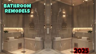 Bathrooms Remodel Designs 2025  Bathrooms Interior Ideas  Layouts  Materials  Storage [upl. by Ofelia]