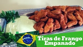 Tirinhas de Frango Empanado [upl. by Jair]