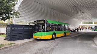 MPK Poznań  Linia 122  Solaris Urbino 86 III Alpino 1401  Kierunek Junik p Wierusz Kamien [upl. by Awhsoj]