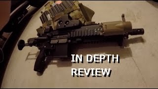 WE HK416C 888C Gas Blowback  Review amp Field Report [upl. by Crandale]