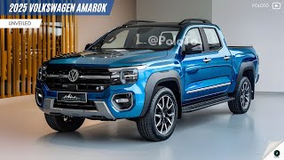 2025 Volkswagen Amarok Unveiled  Most comfortable midsize pickup truck [upl. by Aynekal615]