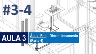 Instalações Hidrossanitárias  AULA 3 – Água Fria Dimensionamento Parte 4 [upl. by Etan]