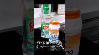 SINK CLEAN  DEODORISE  DISINFECT  PLUG HOLE CLEANING  CLEANING TIPS  HACKS [upl. by So]