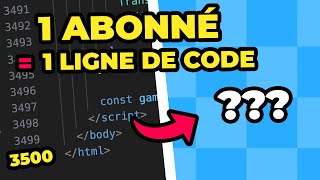 Je code un jeu en fonction de mon nombre d’abonnés  Partie 13  3500 abonnés [upl. by Salzhauer626]