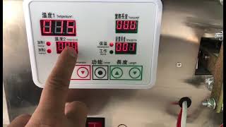 How to set the eye mark sensor in Chinese packing machine [upl. by Deva]