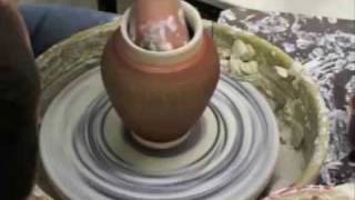 Streched pattern Pottery Wheel Throwing [upl. by Bertha]