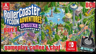 No Filter HD 75 ROLLERCOASTER TYCOON ADVENTURES DELUXE by Atari on the Nintendo Switch Part 1 [upl. by Sallyanne105]