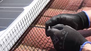 How to Install the BirdX Solar Mesh Guard Kit [upl. by Cheffetz]