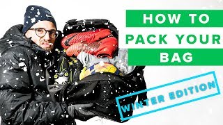 HOW TO PACK FOR WINTER  pack your football bag like a pro [upl. by Ennovaj]