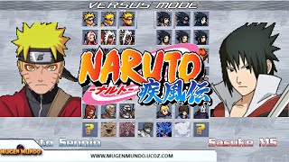 NARUTO MUGEN MALUSARDI V2 GAME COMPLETO ANALISE Mugen MugenMundo [upl. by Bertilla]