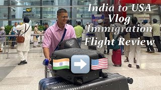 Vlog India to USA vlog Immigration details Delhi to Dallas in Turkish Airlines [upl. by Eugatnom507]