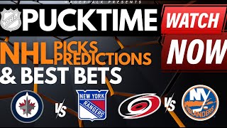 NHL Predictions Picks amp Odds  Jets vs Rangers  Avalanche vs Blues  PuckTime Mar 19 [upl. by Orville]