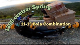 NMAX V21 STOCK ENGINE 1113 bola combination 1200 center spring [upl. by Airres667]