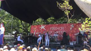 Kermit Ruffins at French Quarter Fest 2017  When My Dreamboat Comes Home [upl. by Harmaning336]