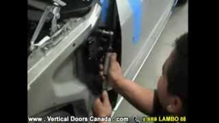 How to install vertical lambo doors kit professionally 18004837842  18004 VERTICAL [upl. by Eellek]