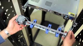 HP ProLiant Quick Deploy Rail Kit installation [upl. by Yeliak]