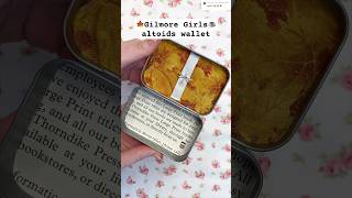 Rory Gilmore would’ve loved this ☕️🍁 DIY Altoids Wallet diy gilmoregirls fallcrafts [upl. by Kehsihba]