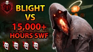 MY BLIGHT VS 15000 HOURS SWF  DBD Rank 1 Killer Build [upl. by Otto]