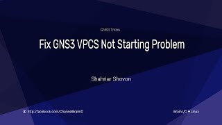 Linux Fix GNS3 VPCS Not Starting Problem 2017 [upl. by Ecnav]