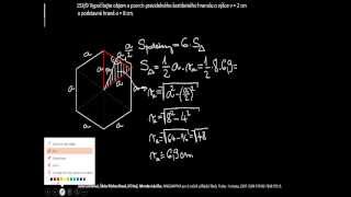 Povrch a objem těles 1  pravidelný šestiboký hranol [upl. by Ingunna]