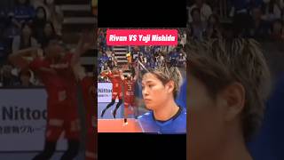 Penampilan Rivan Liga Jepang 🔥🔥VS Yuji Nishida dkk volleyball rivannurmulki volijepang [upl. by Acacia]