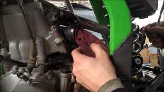 KX250 VForce3 Reed Install [upl. by Sajovich]