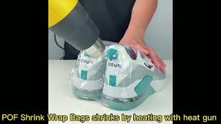 Polyolefin Shrink Wrap Bags Wrap Shoes [upl. by Kimberley334]