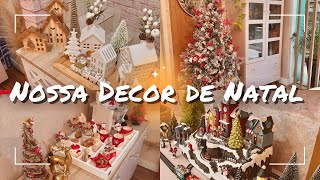 DECOR DE NATAL DAS SALAS  SUPER FAXINÃO  TUDO BRILHANTE POR AQUI [upl. by Arbmat181]