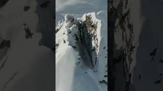 Most insane ski line ever shorts [upl. by Avuha544]