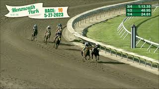 MONMOUTH PARK 52723 RACE 10 [upl. by Hamon]