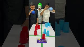 Blow Glass Red Vs Blue Challenge 😛 Familychallenge  AkyShow shorts challenge [upl. by Barimah]