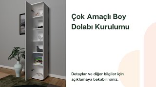 Çok Amaçlı Boy Dolabı Kurulumu [upl. by Hannan382]