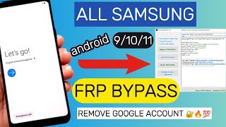 BYPASS FRP on All Samsung Android 91011 Devices FAST Google account Unlock 💯 [upl. by Pisano]