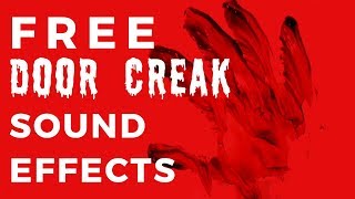 CREAKING DOOR SOUND  Free Download in Description [upl. by Ordnael]