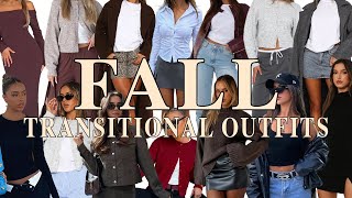 Fall Transitional Outfit Ideas ft White Fox Boutique [upl. by Yekcor]