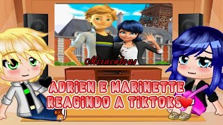 🖤•🐈‍⬛Adrien e Marinette Reagindo A TikToks🐞•❤ PARTE 4 [upl. by Andrea]