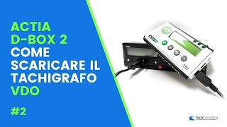 2 Actia DBox 2 Come scaricare il tachigrafo VDO [upl. by Ecirrehs518]