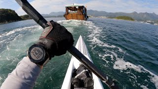 Carbonology Sport Cruze Surfski surfing at Sai Kung [upl. by Newnorb791]