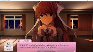 Monika Third Eye conversation Doki Doki Literature club  After story mod [upl. by Fachan]