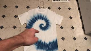 How To Tie Dye  Single Swirl [upl. by Dahaf437]