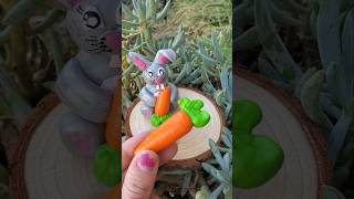 Making a clay Carrot 🥕 which one do you prefer [upl. by Erdnaek]