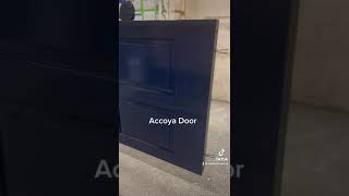 How We Paint Accoya Doors  Blue Wooden Door Painted In Our Workshop [upl. by Annola287]