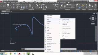 AutoCAD  How to Create amp Edit a Spline [upl. by Phip]