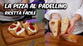 PIZZA AL PADELLINO Ricetta Facilissima [upl. by Alvie]