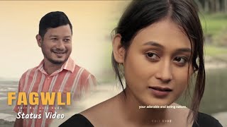 NWNGDI ANGNI TARWI FAGWLI  New Romantic Bodo Song Status VideoEdit By onlybodo121 [upl. by Hwu]