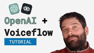 How to Build a Chatbot with OpenAI Assistants API Voiceflow amp Replit Tutorial [upl. by Adnawot]