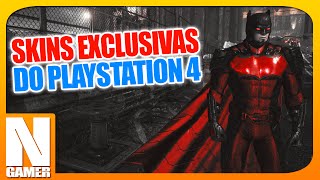 Batman Arkham Knight Skins exclusivas para o PS4  Noberto Gamer [upl. by Tamma765]